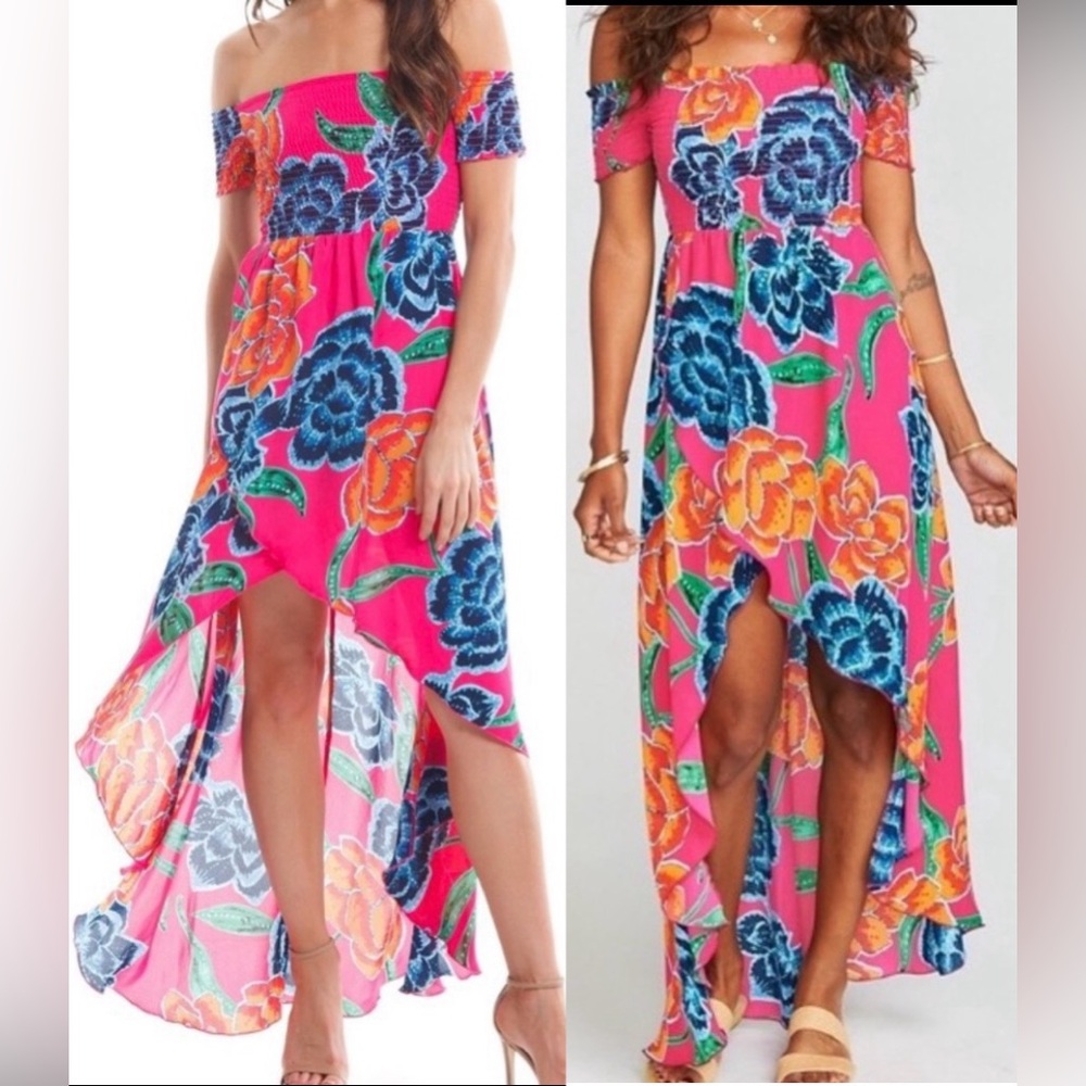 Show Me Your Mumu Willa High Low Maxi Dress